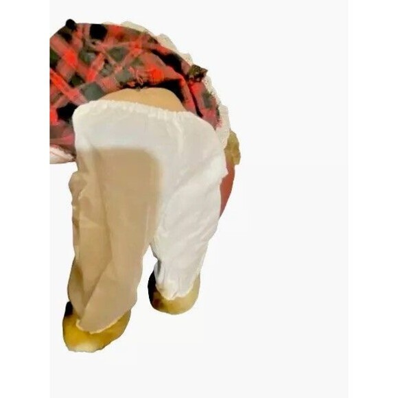 ABC Distributing Vtg Teddy Bear Dog Plushy Plaid Dress Bloomers Bunny Slippers - Picture 10 of 12